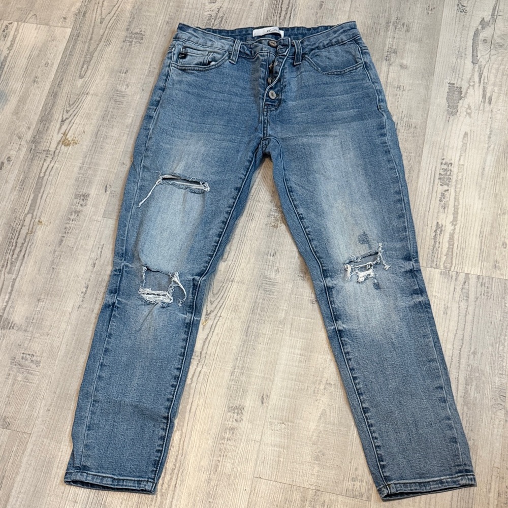 KanCan Light Blue Distressed Skinny Jeans